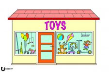 دکور مغازه عروسک فروشی,طراحی دکور مغازه اسباب بازی